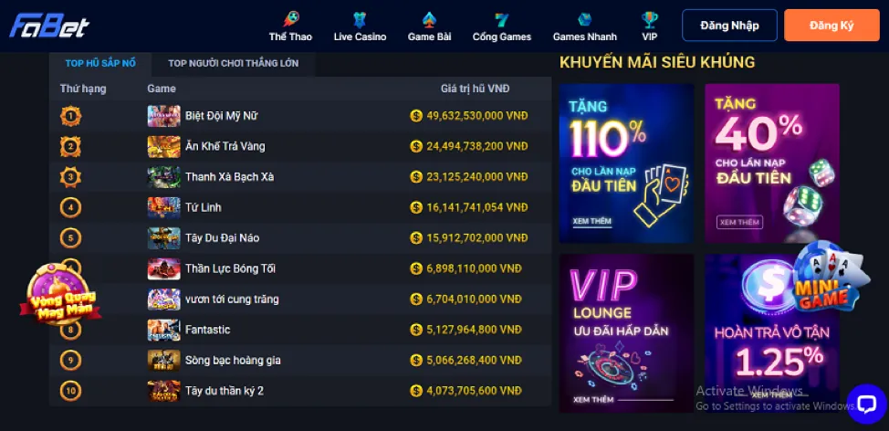 Hướng dẫn cá cược Thể Thao tại win666 Casino